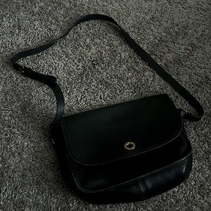 vintage black coach crossbody